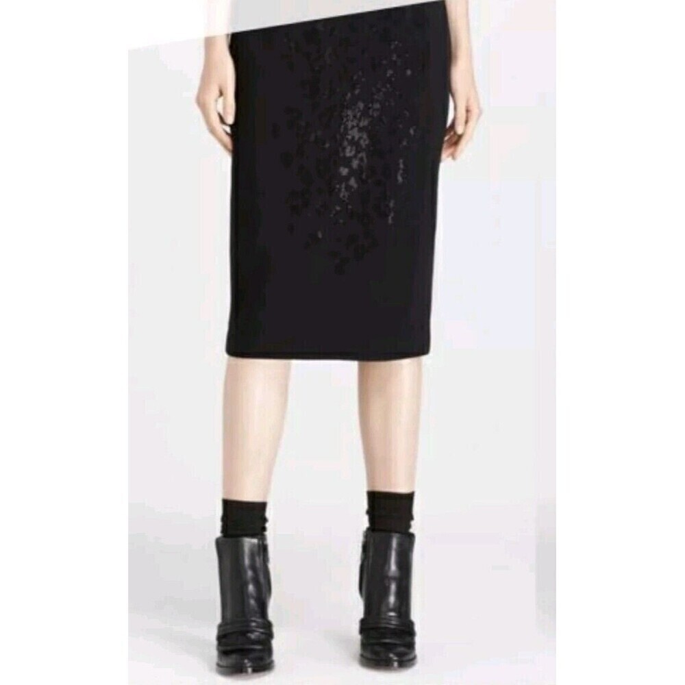 A.L.C. Black Pencil Skirt Size 8